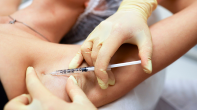 Лечение гипергидроза